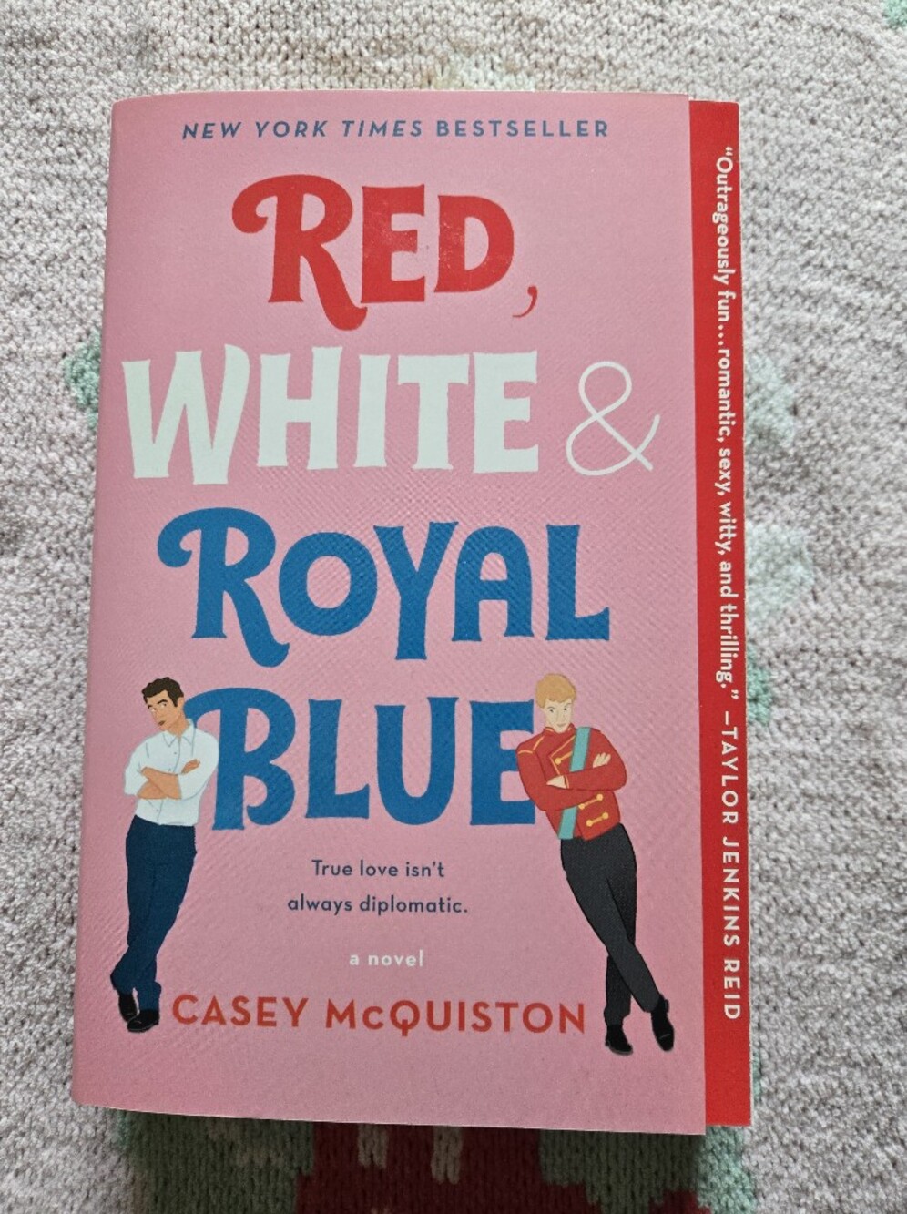 Red, White & Royal Blue Paperback Book